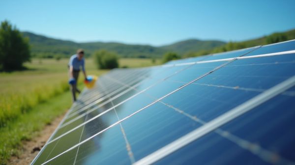 Comment un nettoyage de panneaux solaires à Salbris booste votre rendement