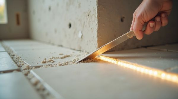 Utilisation surprenante du grattoir de coffrage en chantier